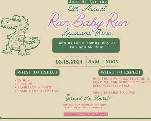 Run Baby Run 5k Natchitoches