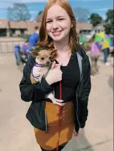 Leanne with Pet Ashley Natchitoches Pet Friendly