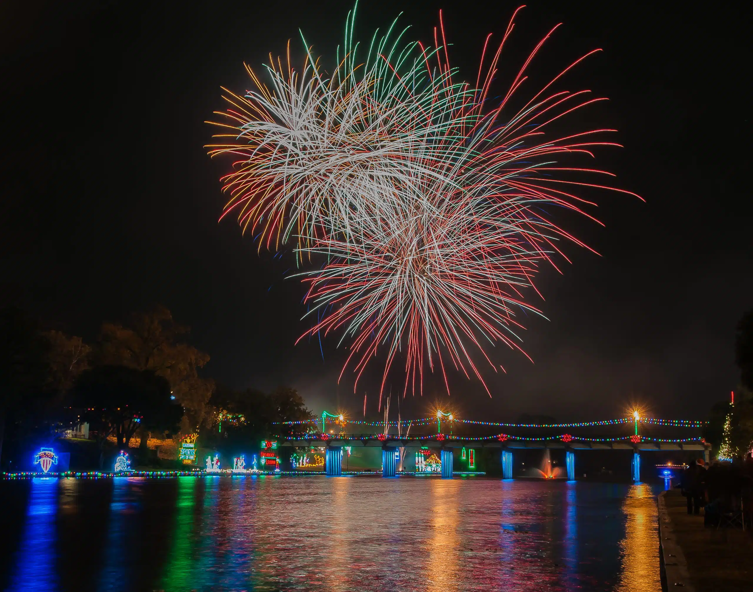 Fireworks at Christmas
